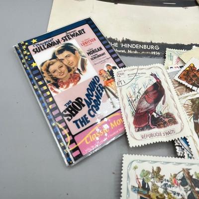 LOT 201J: Vintage / Antique Ephemera - Stamps, Postcards, Calendars and More