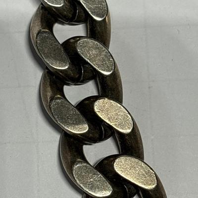 French Kande Medallion silver necklace