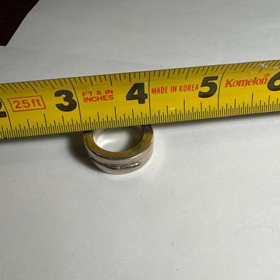 Thick Sterling ring (size 9)