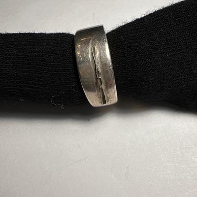 Thick Sterling ring (size 9)
