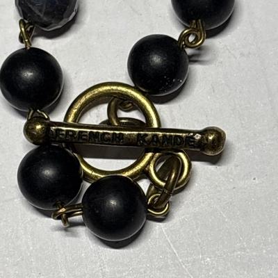 French Kande Crowned Heart necklace