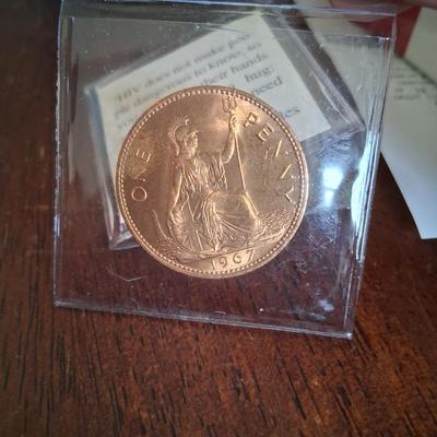 Sale Photo Thumbnail #80: 2 Different Coins in their own sleeve with information insert. These are in excellent like new condition