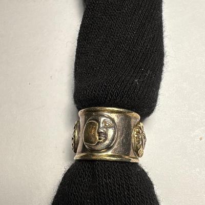 Sterling Sun/Moon ring (size 8)