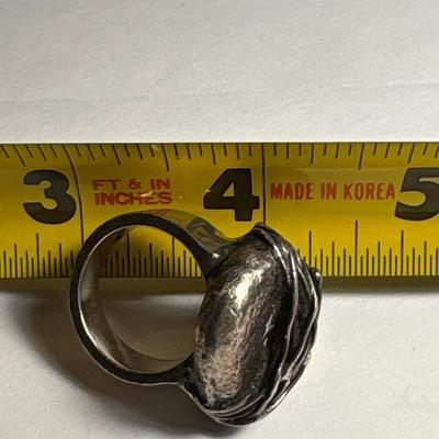Sterling rock ring (size 9)