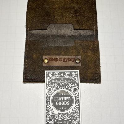 Keep it Gypsy leather card holder
