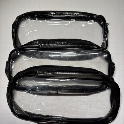 Three clear bags