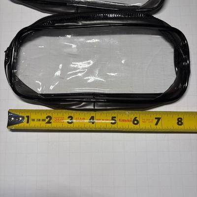 Three clear bags