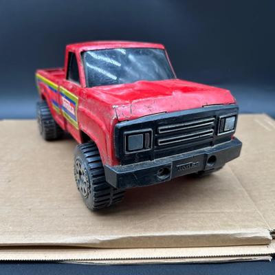 Vintage Tonka Pickup Truck & Tonka A.J. Foyt Racing Team Van