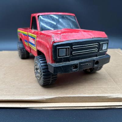Vintage Tonka Pickup Truck & Tonka A.J. Foyt Racing Team Van