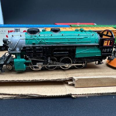 Vintage HO Scale Model Train Lot – Locomotives, Freight Cars, Track & Power Packs. HO Scamm