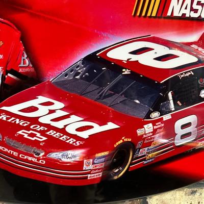 Dale Earnhardt Jr Budweiser #8 NASCAR Metal Replica Hood HIREV RedLine Series