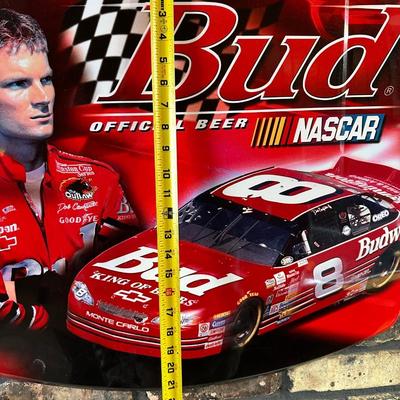 Dale Earnhardt Jr Budweiser #8 NASCAR Metal Replica Hood HIREV RedLine Series