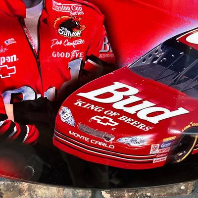 Dale Earnhardt Jr Budweiser #8 NASCAR Metal Replica Hood HIREV RedLine Series