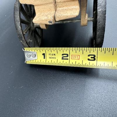 Cast Iron Ice Wagon Toy – Horse Drawn Ice Delivery Cart