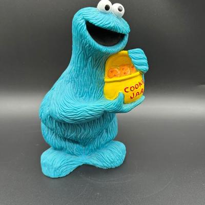Cookie Monster Rubber Piggy Bank – Sesame Street Character – Coin Bank