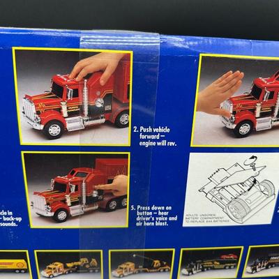 Buddy L Kenworth Sonic Hauler Semi Truck – Shell Oil Company – Lights & Sounds – Boxed