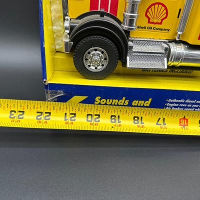 Buddy L Kenworth Sonic Hauler Semi Truck – Shell Oil Company – Lights & Sounds – Boxed