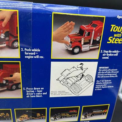 Buddy L Kenworth Sonic Hauler Semi Truck – Shell Oil Company – Lights & Sounds – Boxed