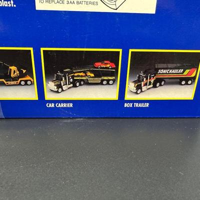 Buddy L Kenworth Sonic Hauler Semi Truck – Shell Oil Company – Lights & Sounds – Boxed