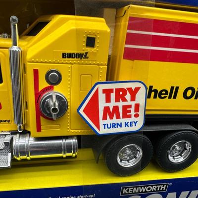 Buddy L Kenworth Sonic Hauler Semi Truck – Shell Oil Company – Lights & Sounds – Boxed