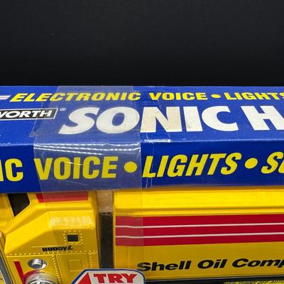 Buddy L Kenworth Sonic Hauler Semi Truck – Shell Oil Company – Lights & Sounds – Boxed