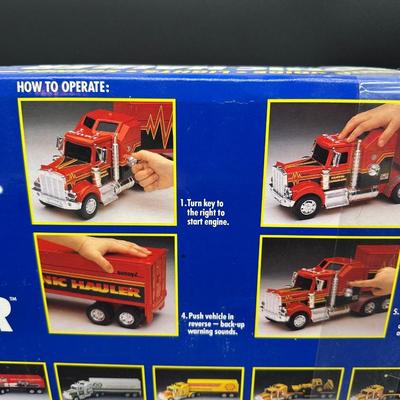 Buddy L Kenworth Sonic Hauler Semi Truck – Shell Oil Company – Lights & Sounds – Boxed