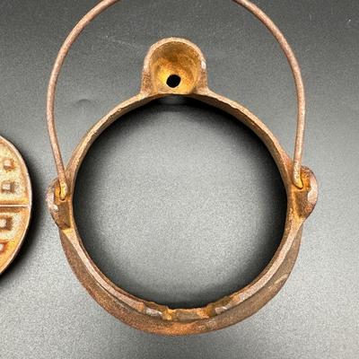 Antique Wagner Miniature Cast Iron Waffle Iron – Salesman Sample