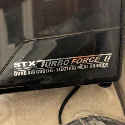 STX International turbo Force II Quad air cooled electric Meat grinder- tested and works