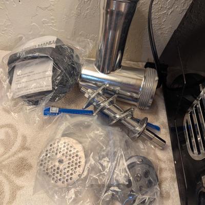 STX International turbo Force II Quad air cooled electric Meat grinder- tested and works