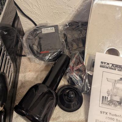 STX International turbo Force II Quad air cooled electric Meat grinder- tested and works