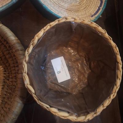 basket bundle- handwoven decorative baskets.