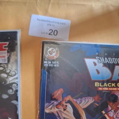 Collectible comic books, Batman Detective comics #833 and Shadow of the Bat issue #36