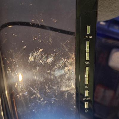 small vizio tv  small size perfect for office or small space- not a smart tv. Still has component, RCA, VGA and HDMI plugs so you can use...