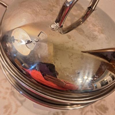 stainless steel multi cooker pot set- large stock pot, pasta insert, steamer basket and lid