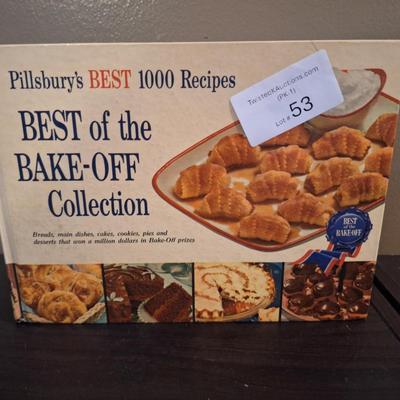 Pillsbury's BEST 1000 Recipes: Best of the Bake-Off Collection cookbook, published in 1959