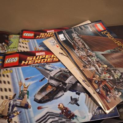 Lego instruction books.