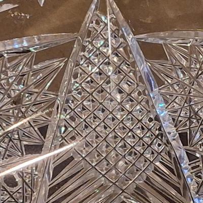 Cut Glass bowl ABP  has damage on one "corner"