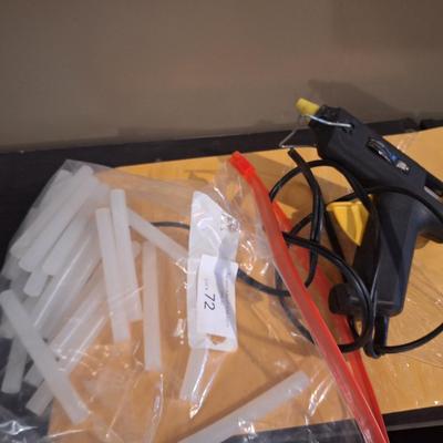 glue gun and sticks