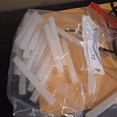 glue gun and sticks