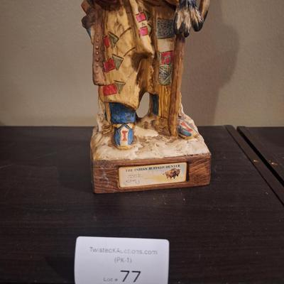 Hoffman - The buffalo Hunter Decanter- empty