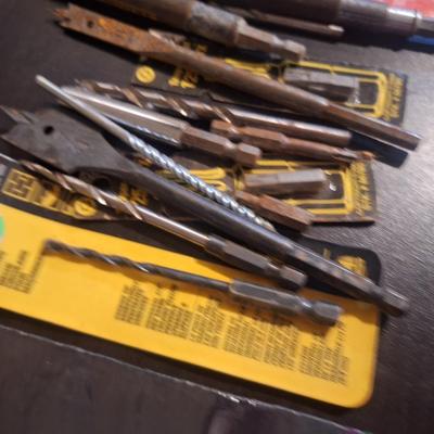drill bits, countersink , screws and misc. see all photos.