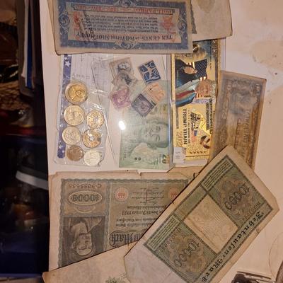 misc foreign money and trump train dollar