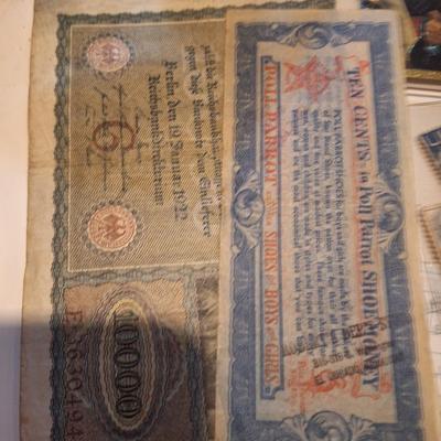 misc foreign money and trump train dollar