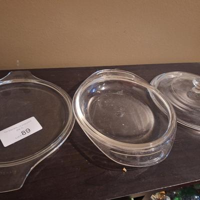 glass lids for vintage pyrex or fireking