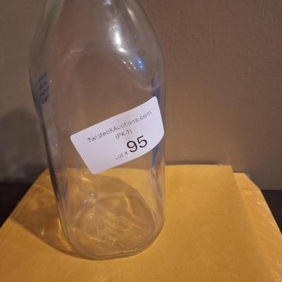 Promised Land Dairy Dallas Cowboys Oreo Limited Edition glass milk bottle