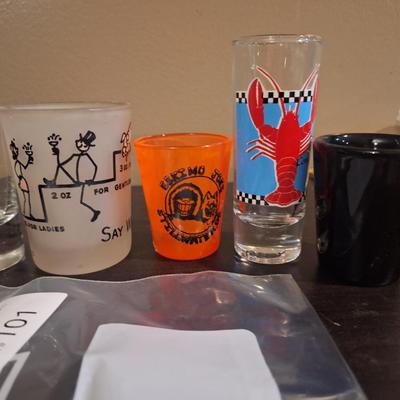 shot glasses