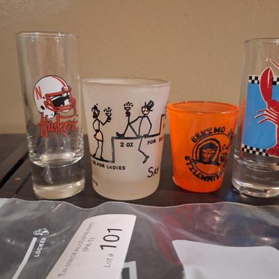 shot glasses