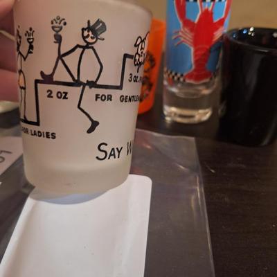 shot glasses