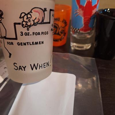 shot glasses
