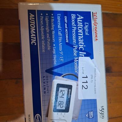 Walgreens-branded digital automatic blood pressure monitor,